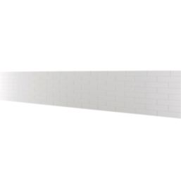 Splashwall  Pure White Composite Splashback 2440mm x 600mm x 3mm