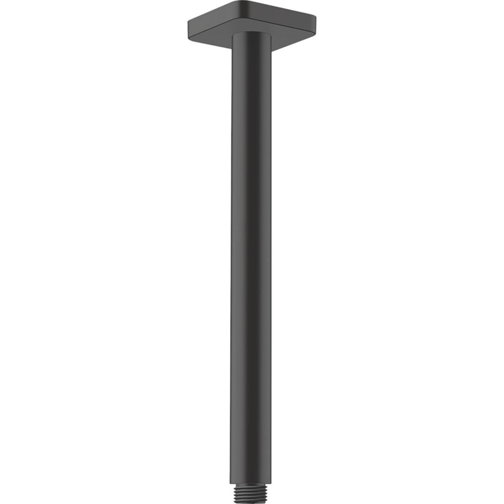 Hansgrohe Vernis Shape  Shower Arm Matt Black 300mm x 26mm