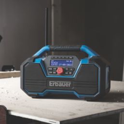 Erbauer ERD18-Li 230V or 18V DAB / FM Radio