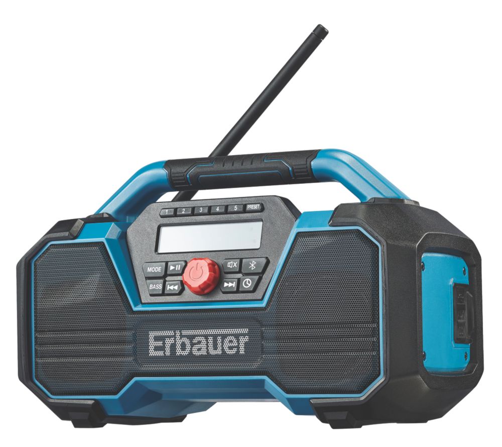 Makita MR002GZ 230V or 12/18/40V AM / FM Bluetooth Site Radio - Screwfix