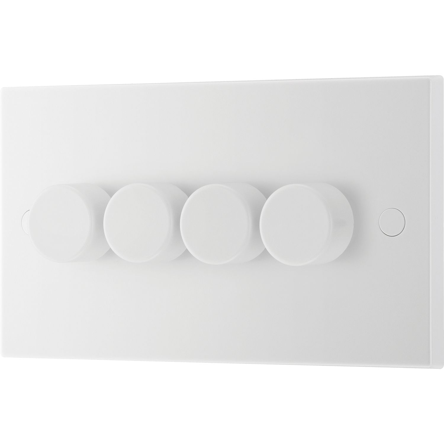 British General 4-Gang 2-Way LED Dimmer Switch White (357XF)