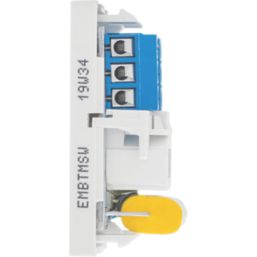 British General  Modular Master Telephone Socket White
