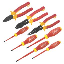 Erbauer  VDE Screwdriver & Pliers Set 8 Pcs