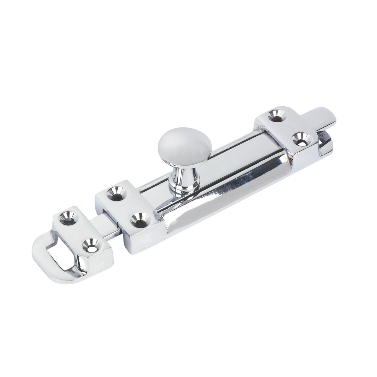 Heavy Duty Door Bolt Polished Chrome 100mm (35881)