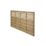 Forest Kyoto  Slatted Top Fence Panels Natural Timber 6' x 4' Pack of 9