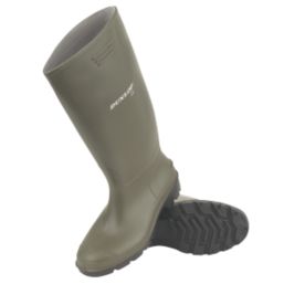 Dunlop Pricemastor Size 12  Green Non Safety Wellies