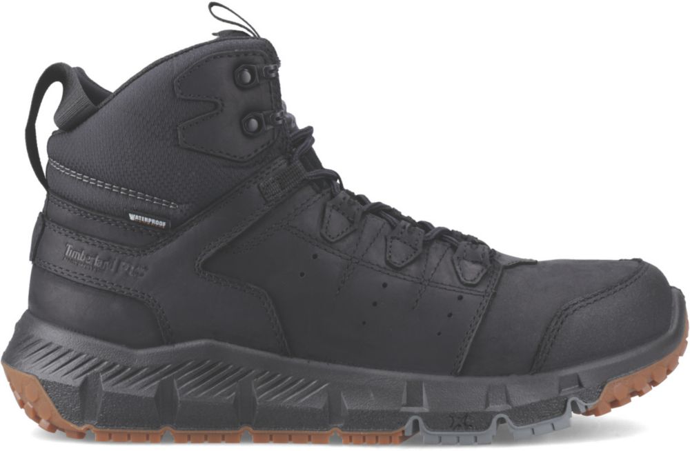 Timberland Pro Tempe Size 7 Black Waterproof Safety Boots - Screwfix