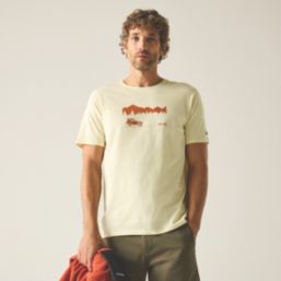 Regatta Cline IX Short Sleeve T-Shirt White Stone Wilderness X Large 47.2" Chest