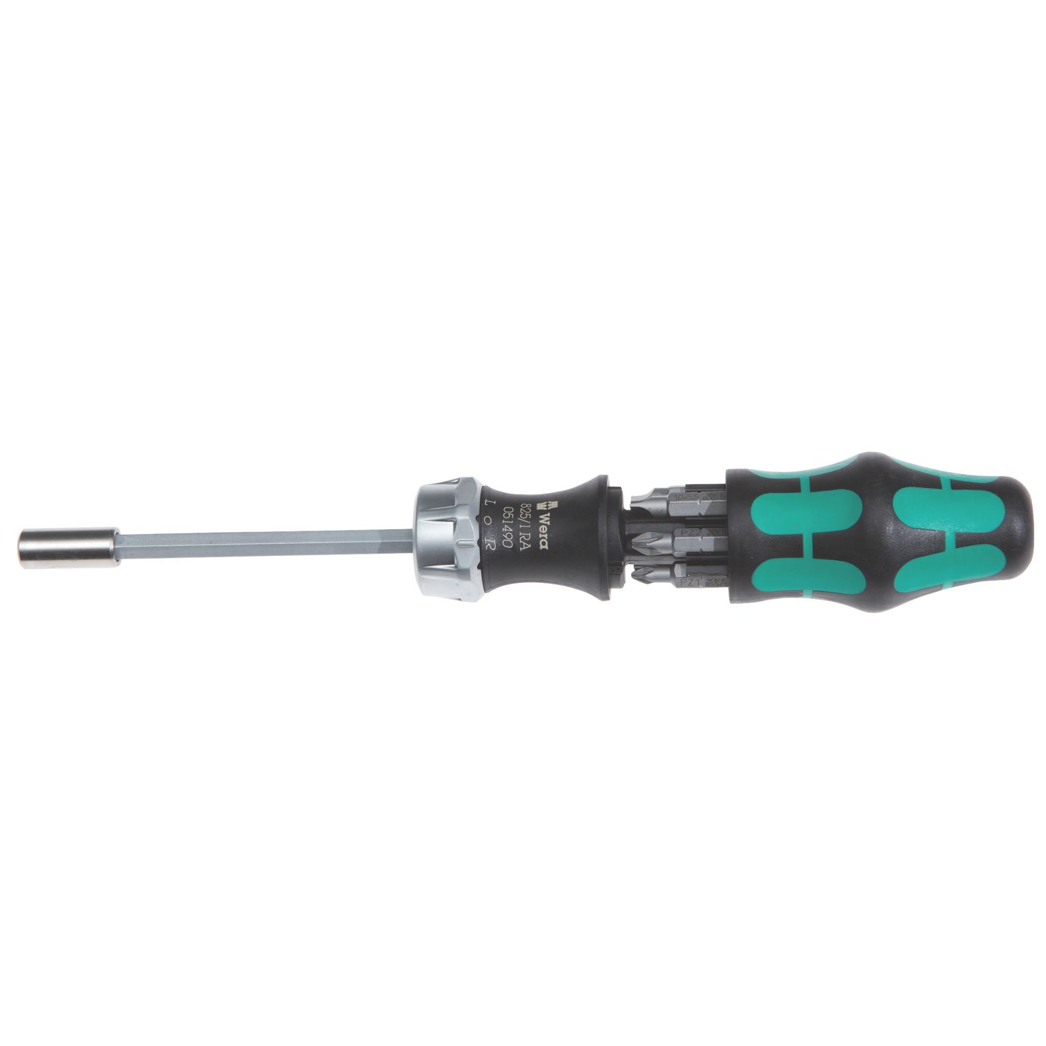 Wera Kraftform Kompakt Interchangeable Ratcheting Screwdriver Bit Set 7 Pcs (358FP)