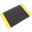 COBA Europe Safety Deckplate Anti-Fatigue Floor Mat Black / Yellow 0.9m x 0.6m x 14mm