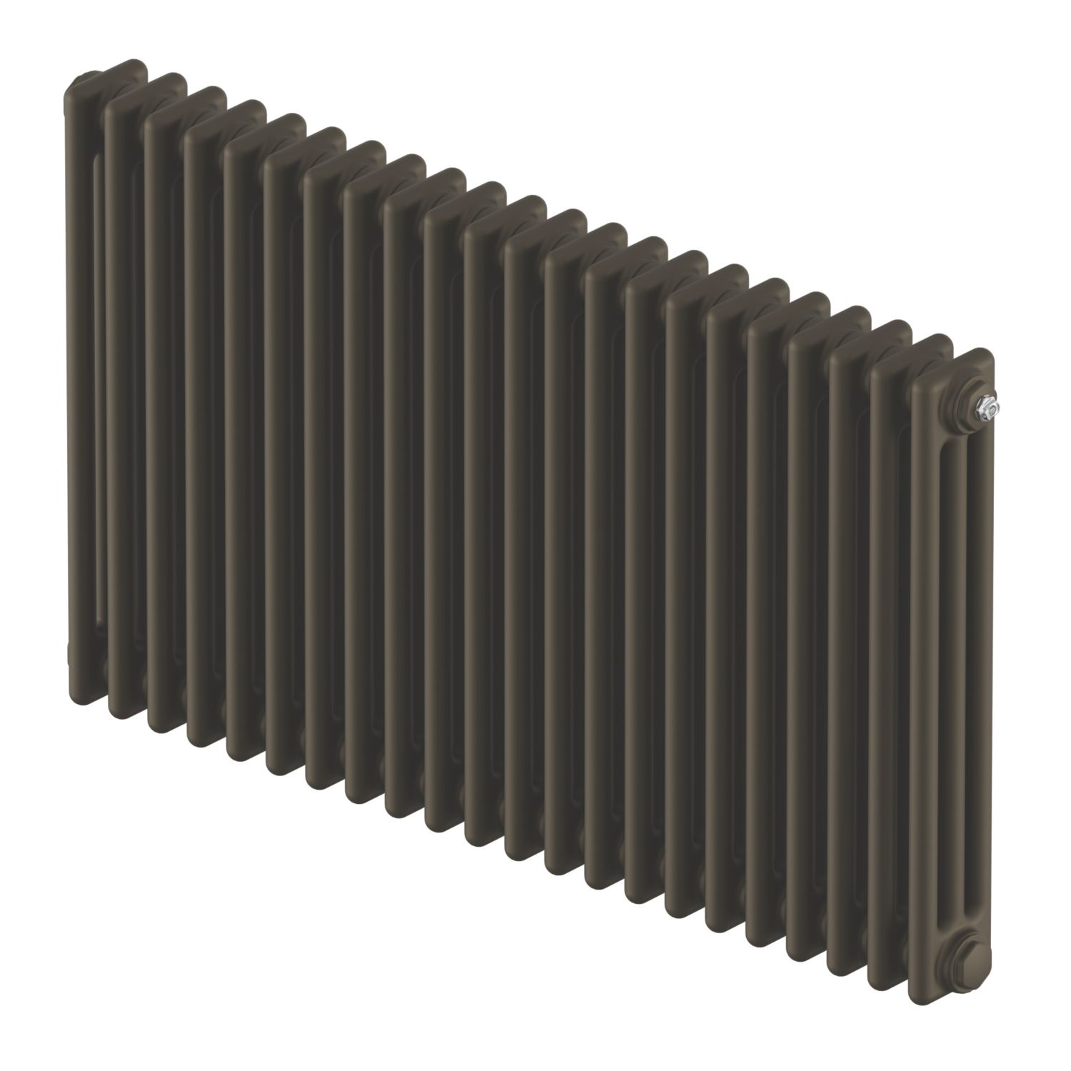 Acova 600mm x 1042mm 4571BTU Bronze Horizontal 3 Column Radiator (358FW)