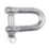 Diall M10 D-Shackles Zinc-Plated 10 Pack