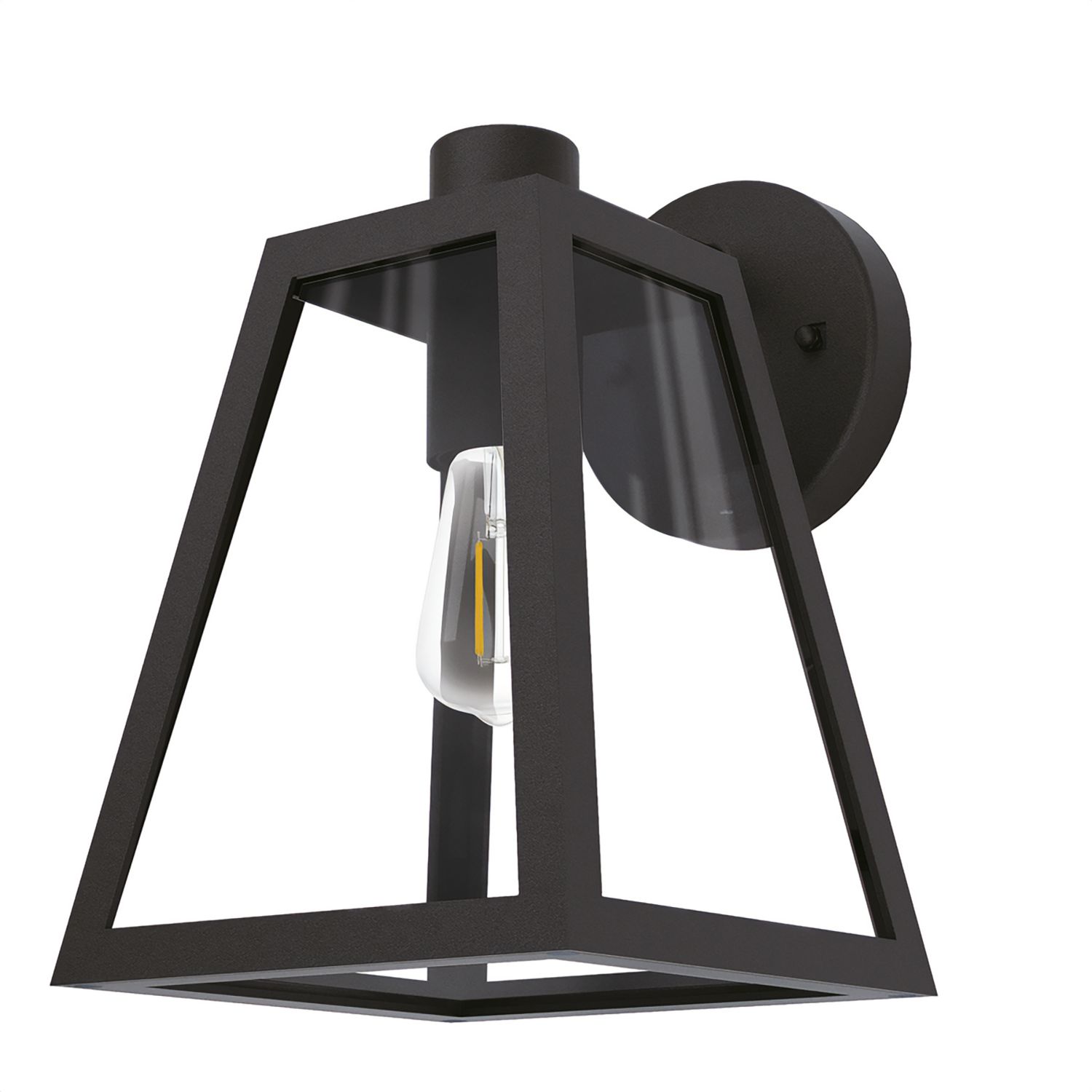 Eglo Mirandola Outdoor Wall Light Black (358PL)