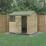 Forest Beckwood 7' 6" x 6' (Nominal) Reverse Apex Shiplap Timber Shed with Assembly