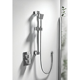 ETAL Spahr Rear-Fed Concealed Polished Chrome Thermostatic Mixer Shower