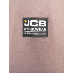 JCB Trade Zip Thru Hoodie Grey Medium 40-42" Chest