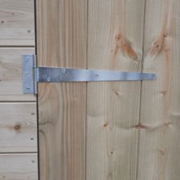 Forest Timberdale 7' 6" x 5' 6" (Nominal) Pent Tongue & Groove Timber Shed with Base