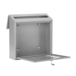 Burg-Wachter Aire Post Box Silver Powder-Coated