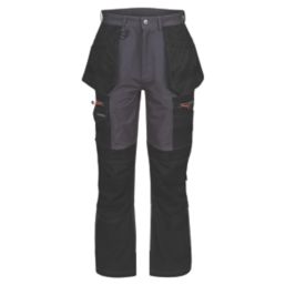 Regatta Infiltrate Stretch Trousers Iron/Black 44" W 32" L
