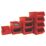 Barton Ecorax 5-Tier Metal Garage Shelving with Containers 900mm x 450mm x 1760mm