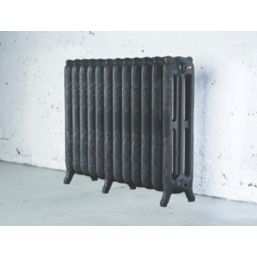 Arroll 760mm x 994mm 5896BTU Pewter Cast Iron 3 Column Radiator