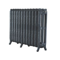 Arroll 760mm x 994mm 5896BTU Pewter Cast Iron 3 Column Radiator