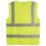 Pro RTX High Visibilty  Waistcoat Yellow Medium 40" Chest