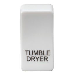Knightsbridge 'TUMBLE DRYER' Switch Cover White