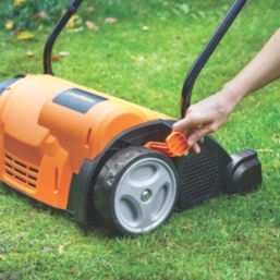 LawnMaster GV1333B Combo-01 33cm 1350W Grass Scarifier & Raker 240V