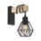 Eglo Townshend 5 Wall Light Black/Brown