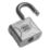 Smith & Locke  Steel  Water-Resistant   Padlock 55mm
