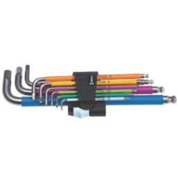 Wera L-Keys Metric Multicolour Stainless Steel Hex-Plus Set 9 Pieces