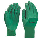 Verve  Mixed Fibres Gardening Gloves Green Large