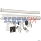 Baxi 5121371 PDK INC ELBOW - 70/110MM