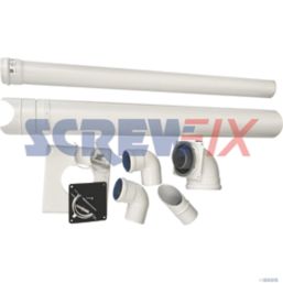 Baxi 5121371 PDK INC ELBOW - 70/110MM