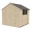 Forest  7' x 7' (Nominal) Apex Overlap Timber Shed with Assembly