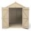 Forest  7' x 7' (Nominal) Apex Overlap Timber Shed with Assembly