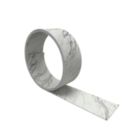 Wilsonart Calcutta Marble  Worktop Edging White & Grey 3000mm x 38mm
