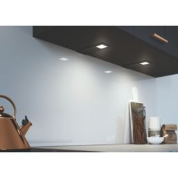 Sensio Astro TrioTone Rectangular LED Under Cabinet Lights Black 19.2W 240-270lm 4 Pack