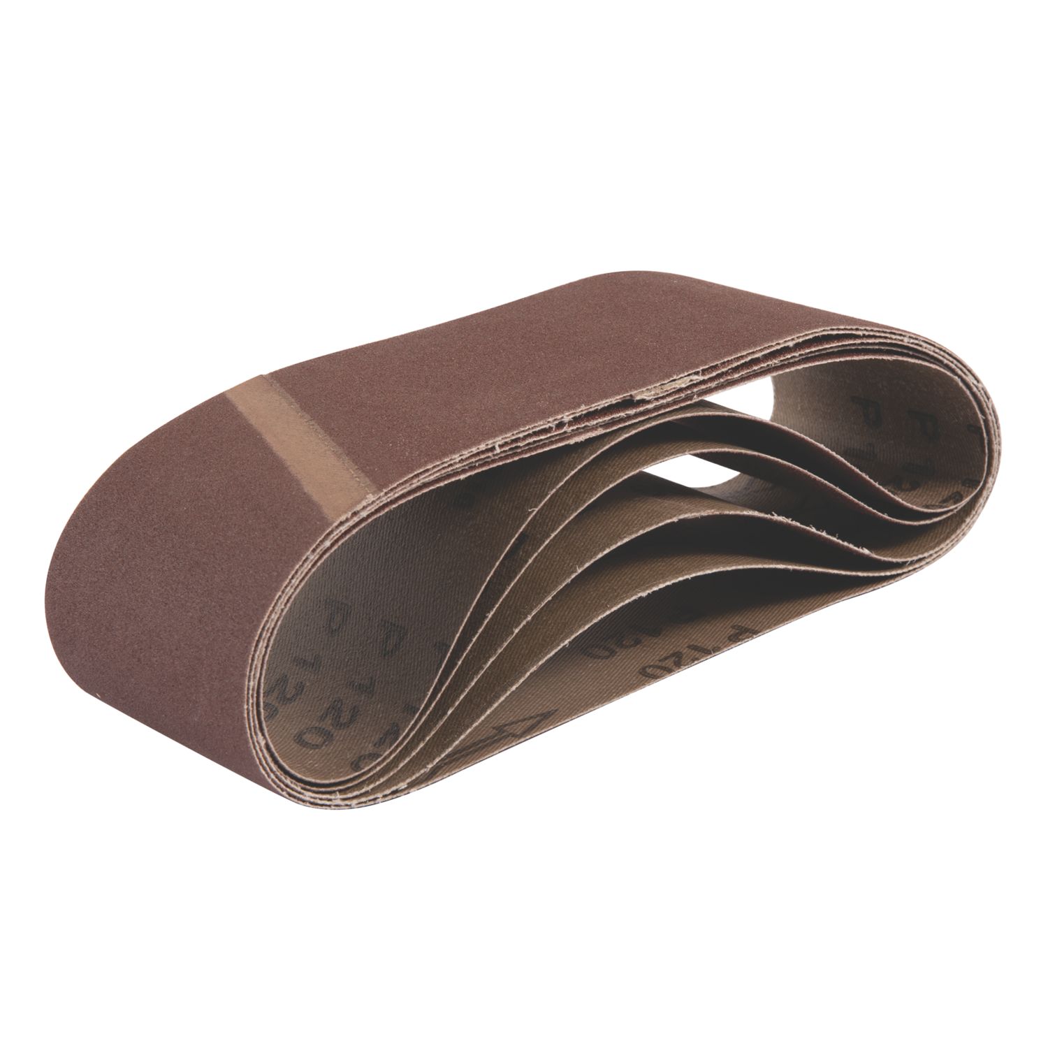Titan 120 Grit Multi-Material Sanding Belts 533mm x 75mm 5 Pack (359PG)