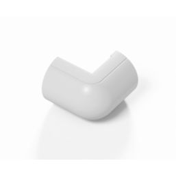 D-Line White Micro+ Trunking External Bends 20mm x 10mm 2 Pack
