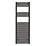 Flomasta  Curved Towel Radiator 1800mm x 600mm Black 3146BTU