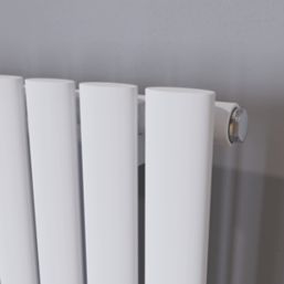 Ximax Fortuna 600mm x 410mm 1072BTU White Vertical Designer Radiator