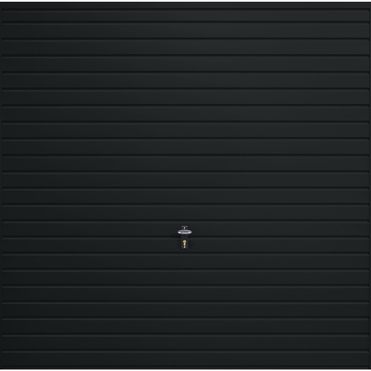 Gliderol Horizontal 7' x 6' 6" Non-Insulated Framed Steel Up & Over Garage Door Jet Black (359VP)