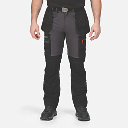 Regatta Infiltrate Stretch Trousers Iron/Black 40" W 31" L