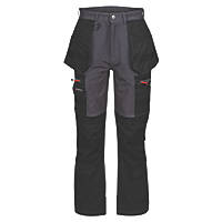 Regatta Infiltrate Stretch Trousers Iron/Black 40" W 32" L