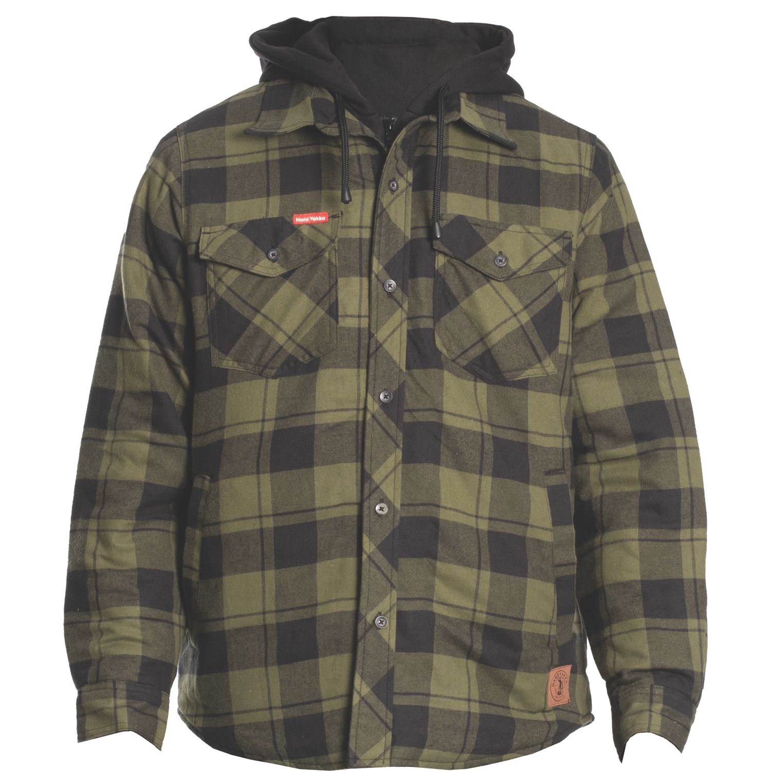 Hard Yakka Quilted Flannel Shacket Jacket Green 2X Large 46" Chest (359XJ)