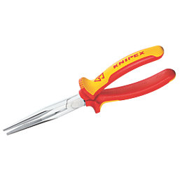 Knipex  VDE Long Nose Pliers 8" (200mm)