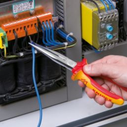 Knipex  VDE Long Nose Pliers 8" (200mm)