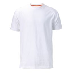 Scruffs Eco Worker Short Sleeve T-Shirt White 2X Large 47" Chest